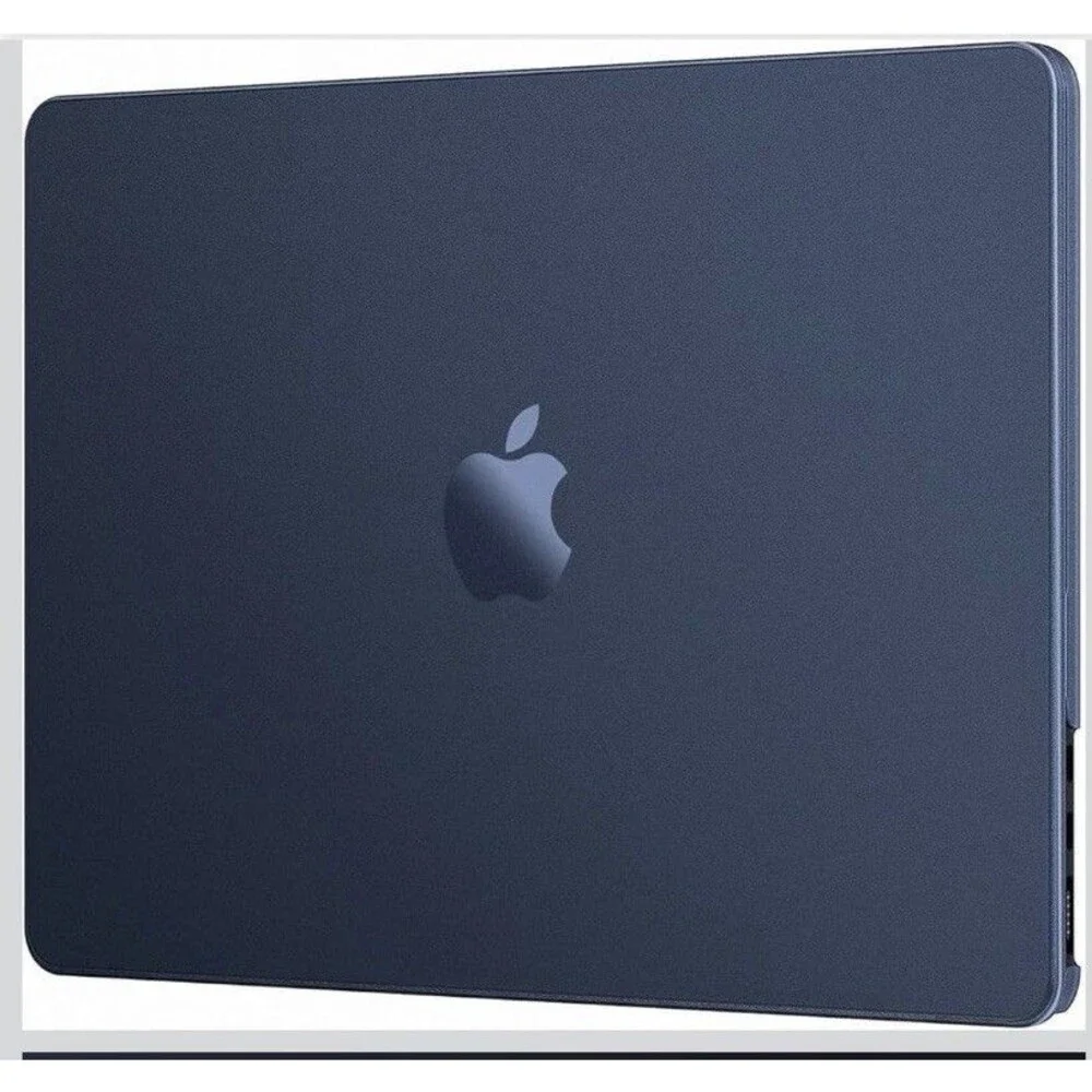 Case for MacBook Air 15 inch M5 M4 M3 M2 2026-2023 | Anti Crack, Midnight Blue